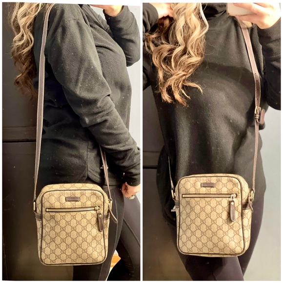 Authentic GUCCI Monogram Shoulder Bag - Picture 8 of 17